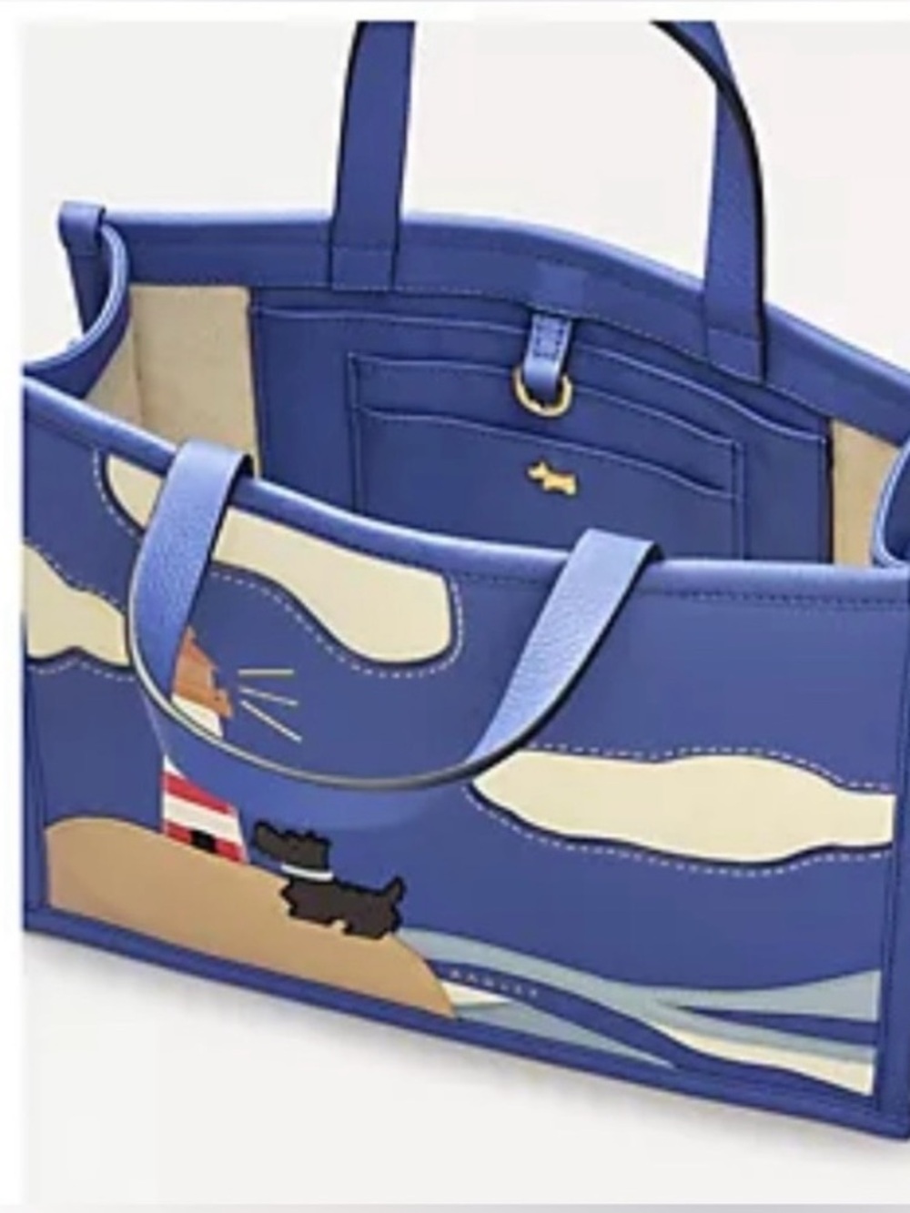 NWT Radley London Shore Thing Small Blue Leather Satchel🌞☀️🌅 - Picture 2 of 16